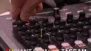 Tascam Digital Portastudios DP-02 at NAMM with AVGIANT