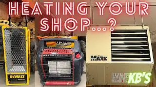 How I heat my shop (from when I started via portable heater to now with a ceiling heater).