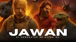 JAWAN Movie 2025 - But With Animals | Animation | AI Generated 4k Ultra HD🎬 #hindi