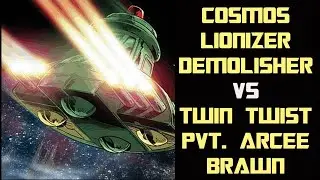 Cosmos/Lionizer/Demolisher vs Twin Twist/Pvt. Arcee/Brawn - Transformers TCG Wave 5 Gameplay