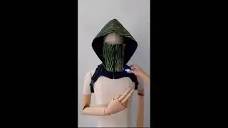 Fiber Optic RGB LED Hooded Cowl Light Up Hat Steampunk Style LED Hat Waterproof