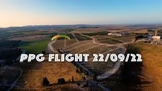 Ppg flight sep 2022 Ramat Hashofet Israel