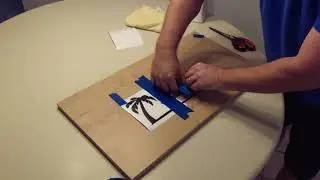 Decal Application Center Hinge Method