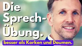 SPRECHTRAINING f&uuml;r deutliche Aussprache, einfach: effektive Sprech&uuml;bung (Schauspiel Tipp).