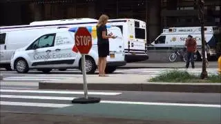 bicyclists ignore stop sign
