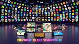 🔥 DUOONE OLED SPAN/FOLD &mdash; The Ultimate Dual-Screen Gaming & Productivity Revolution! 🔥