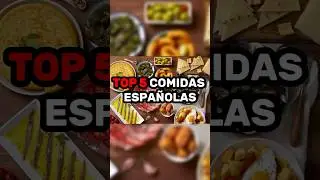 Top 5 comidas espa&ntilde;olas 🇪🇸 #top5 #comida #espa&ntilde;a #tortilla #paella #jamoniberico #gazpacho #pulpo