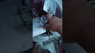 Temp unseizing a condenser fan motor