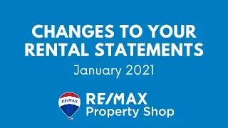 Changes to Your Rental Statements