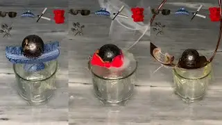 1000&deg;C Hot Metal Ball Experiment Vs GLASSES, HAIR CATCHER, MASCARA,MINI TEDDY BEAR, PLASTIC SPOONS