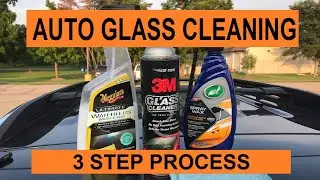 SIMPLE AUTO GLASS CLEANING STEPS - DIY #autoglasscleaning #autodetailing #carcare #glasscleaner