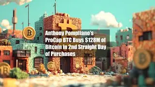 Anthony Pompliano's ProCap BTC Buys $128M of Bitcoin in 2nd Straight Day of Purchases