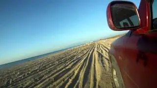 Honda CRV in sand Epanomi 270912