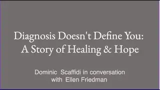 Diagnosis Doesn't Define You: A Story of Healing & Hope