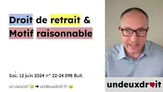 Droit de retrait - motif raisonnable