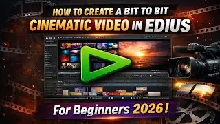 🎥How to Create a Bit to Bit Cinematic Video in Edius || Bengali Tutorial For Beginners 2026 ! 🚀
