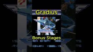 Gradius Bonus Stages 🔥🔥🔥 #retrogaming #retro #konami #gradius