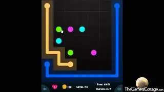 Flow Game Level - 75 [7x7] Beginners Pack Connect the Dots