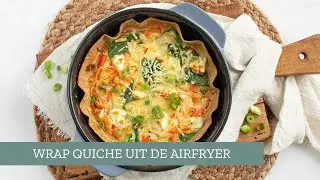 Wrap quiche uit de AirFryer, lekker en simpel 🤤 | LeukeRecepten.nl