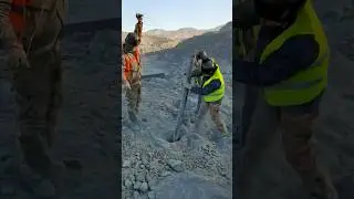 CO2 rock breaking technology #rockblasting #mining #quarrying
