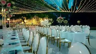 Dreamy Outdoor Wedding with a romantic Ambience.