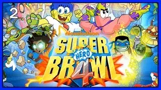 Super Brawl 4! NEW FULL! Patrick Star VS. Spongebob Squarepants, Power Rangers, TMNT, Breadwinners!