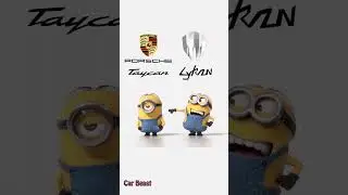 Lykan hypersport VS Porsche taycan tiktok compilation minions style #tiktok #trending #funny#status