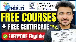 NIELIT Free Certification Courses 2026 🔥Free O Level Courses | After 12th Best IT Course for Student