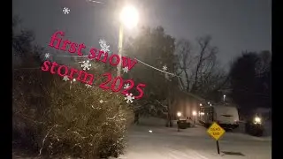 first snow storm 2025