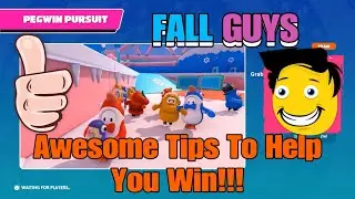 41) Fall Guys PEGWIN PURSUIT - Awesome Tips To Help You Win!!! - SO EASY With My Winning Method!