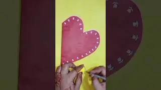 Heart💕shape birthday  card design /diy birthday  card #shortvideo #viral #birthday #card ##9ah art