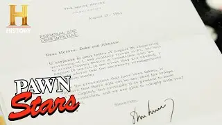 HISTORIC $$$ DEAL for JFK Signed Letter (Season 10) | Pawn Stars