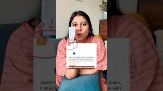 I try #Asaya Tone Restore cream | Knee, Neck, Elbow Depigmentation Cream | #Skincare | #Selfcare