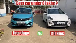 Tata tiago 2025 vs grand i10 nios 2025 compare video | tiago xta 2025 | tiago amt | i10 nios 2025