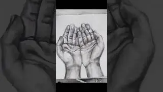 How to Draw Praying Hands Step by Step #motivation #ArtTok #DrawingTok #Artist #LearnToDraw #Shorts