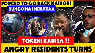 ANGRY BUNGOMA RESIDENTS TURNS AGAINST WETANGULA BLOCKING HIM FROM BRINGING RUTO TO STEILL LANDS!!
