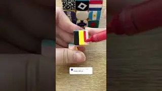 Drawing Belgium flag on the Rubik's Cube#drawing #diy #art #rubikscube #belgium #trending
