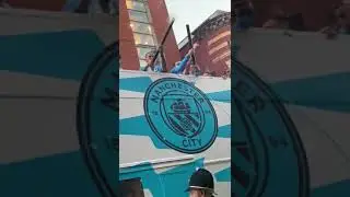 Manchester City Treble Trophy Parade 🏆 #shorts
