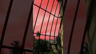 Red sky 😔😔😔#shorts#trending#redsky#video#stpGAMING