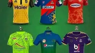 PSL All 6 Teams Players 2023 || Jersy Designs Of PSL 2024 @pcb ||  PSL 9