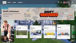 Zwift -  Sunday Race Day! Zwift Unlocked Stage 2 first Win!