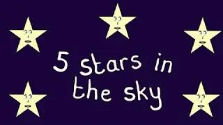 5 Stars In The Sky - Counting Song