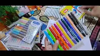 Day 02 : Different types of Brush Pen for drawing the calligraphy...❤️🙏