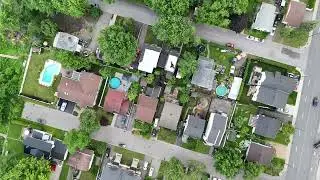 4k drone shot around Montreal-EST: DJI mini 4 pro