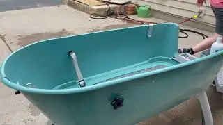 Booster Bath Elevated Pet Bathing, Teal, Large Review