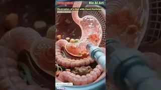 Gut Animation | Digestive Health | Bio AI Art | 28