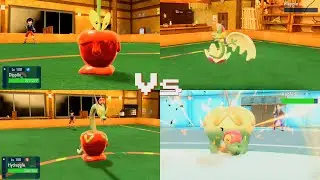 Pok&eacute;mon Scarlet & Violet: Dipplin/Hydrapple Vs Flapple/Appletun, 