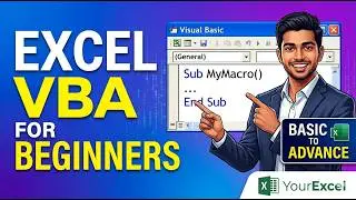 Excel VBA for Beginners : Excel Automation with VBA | Basic to Advance