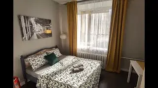 Yellow студия №1 с рабочим местом и прекрасной кухней