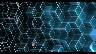 Abstract 3D geometric background animation